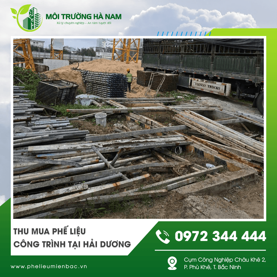 Dịch vụ thu mua phế liệu công trình tại Hải Dương uy tín, thu gom nhanh Dịch vụ thu mua phế liệu công trình tại Hải Dương uy tín, thu gom nhanh