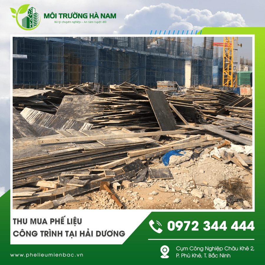 Thu gom phế liệu công trình tại Hải Dương nhanh chóng, tận nơi Thu gom phế liệu công trình tại Hải Dương nhanh chóng, tận nơi