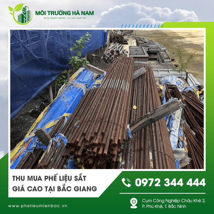 Thu gom sắt thép phế liệu tại Bắc Giang tận nơi, giá tốt Thu gom sắt thép phế liệu tại Bắc Giang tận nơi, giá tốt