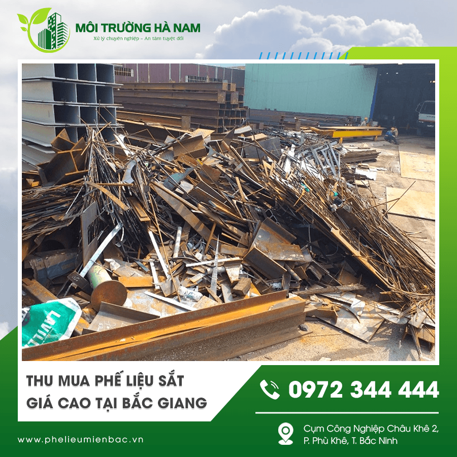 Thu mua phế liệu sắt giá cao tại Bắc Giang uy tín, nhanh chóng Thu mua phế liệu sắt giá cao tại Bắc Giang uy tín, nhanh chóng