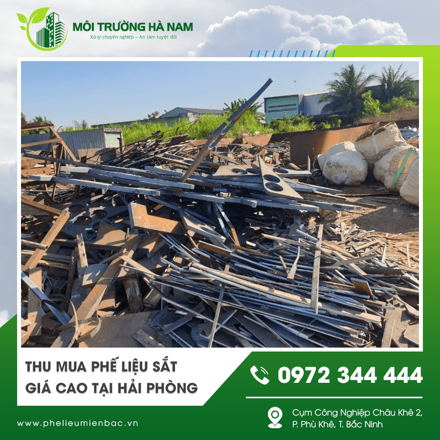 Thu mua sắt phế liệu số lượng lớn tại Hải Phòng giá cao Thu mua sắt phế liệu số lượng lớn tại Hải Phòng giá cao