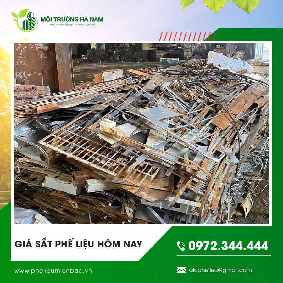 Giá sắt phế liệu hôm nay mới nhất