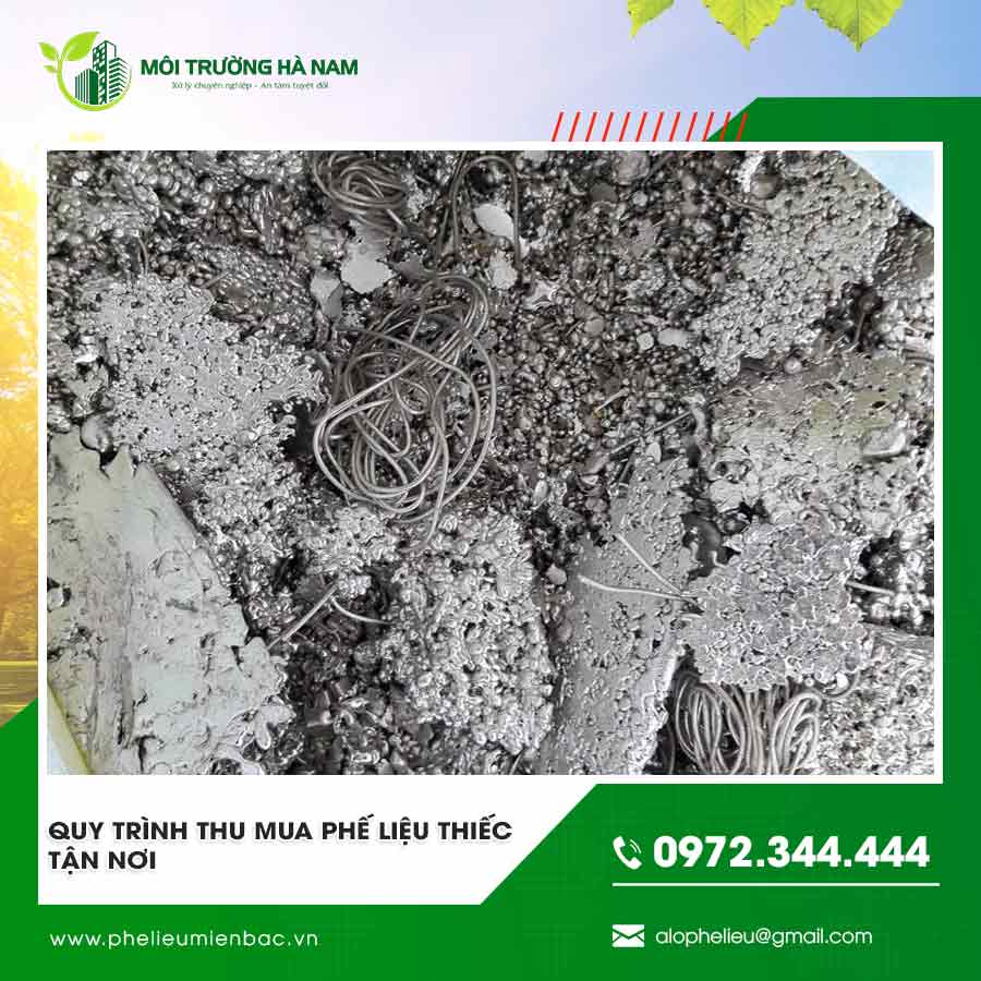 Quy trình thu mua phế liệu thiếc tận nơi