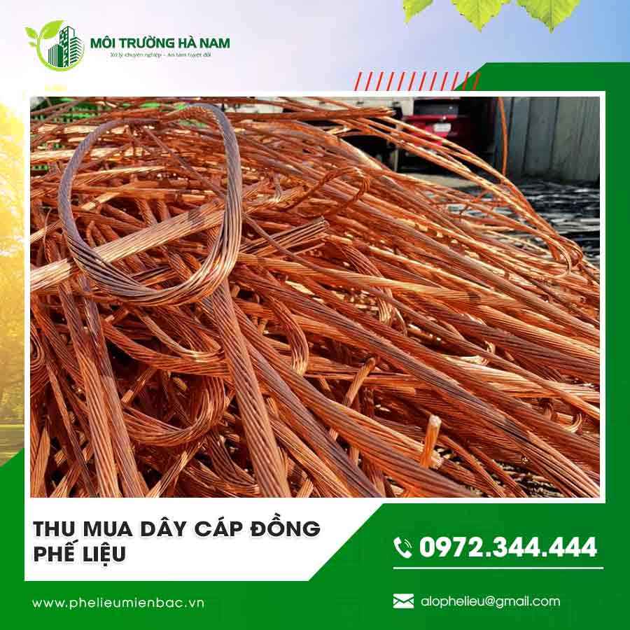 Thu mua dây cáp đồng phế liệu