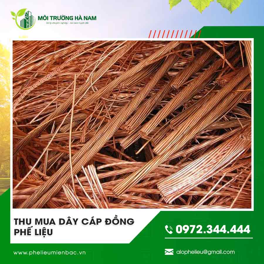 Thu mua dây cáp đồng phế liệu