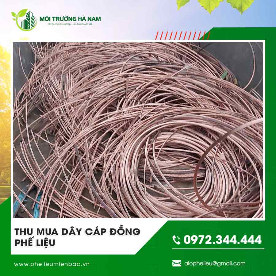 Thu mua dây cáp đồng phế liệu