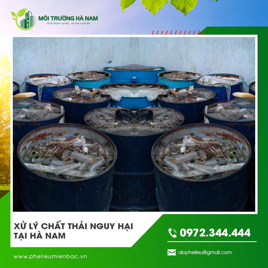 Xử lý chất thải nguy hại tại Hà Nam