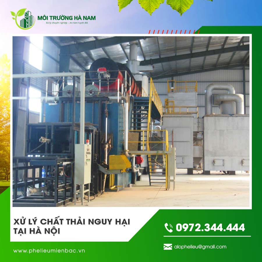 Xử lý chất thải nguy hại tại Hà Nội