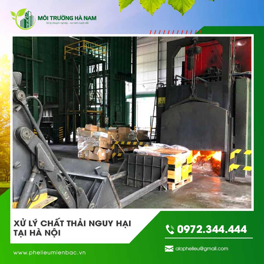 Xử lý chất thải nguy hại tại Hà Nội