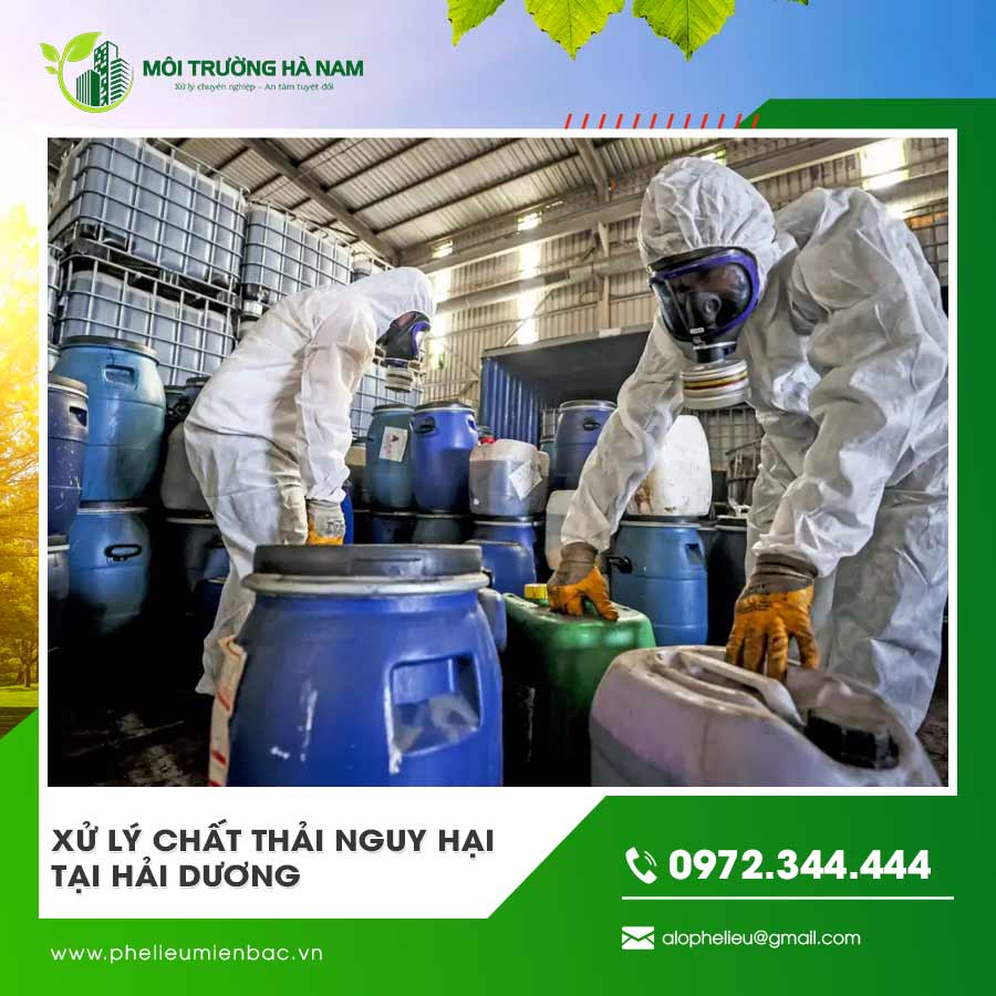 Xử lý chất thải nguy hại tại Hải Dương