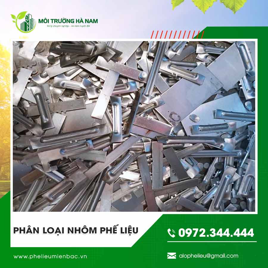 Phân loại nhôm phế liệu
