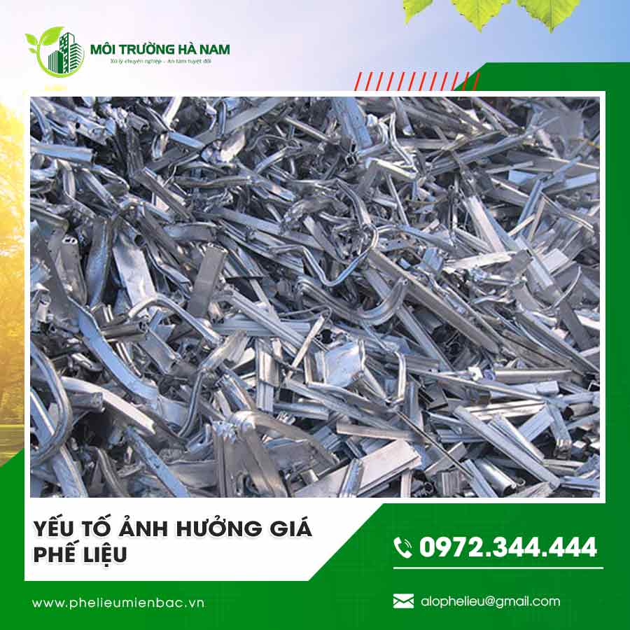 Yếu tố ảnh hưởng giá phế liệu